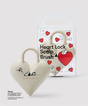 PEANUTS ハートロック スカルプブラシ ソフト （アイボリー）