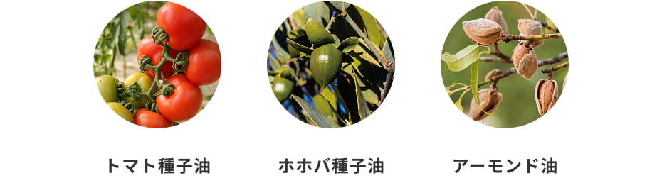3種の植物オイル